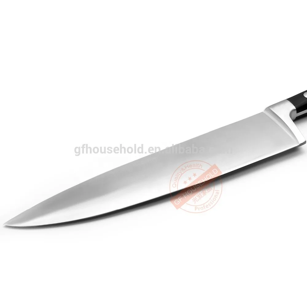 Yangjiang Kitchen knife 8 inch 7CR17MOV Chef Knife with wood handle