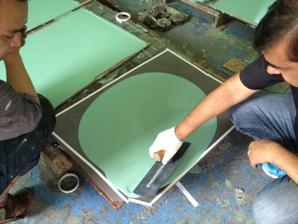 SPU Tennis court floor coating with ITF certificated