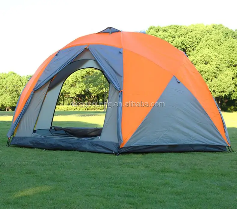 10 Persons Waterproof Large Family Tent Luxury Outdoor Waterproof Four Season Family Camping Tent(HT6029-5)