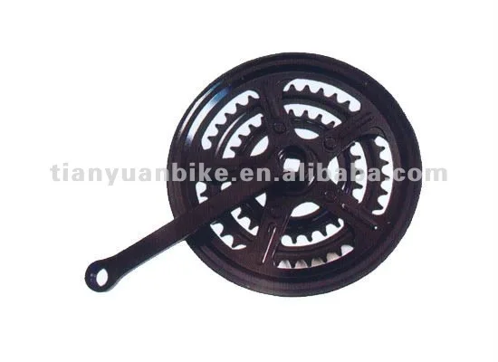 hot selling high quality steel Cheap3 gears bicycle chainwheel&crank with 3 speed