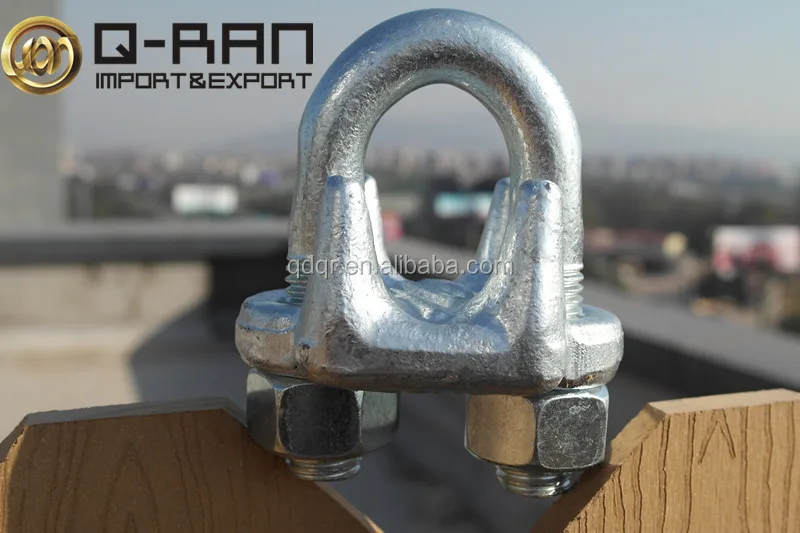 
Drop Forged U.S Type Standard Fasteners G450 Wire Rope Clip 
