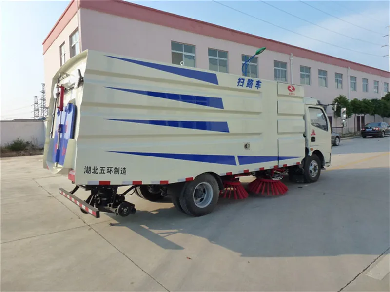 dongfeng DFAC brand LHD RHD multi-function road washing and sweeping truck sweeper truck