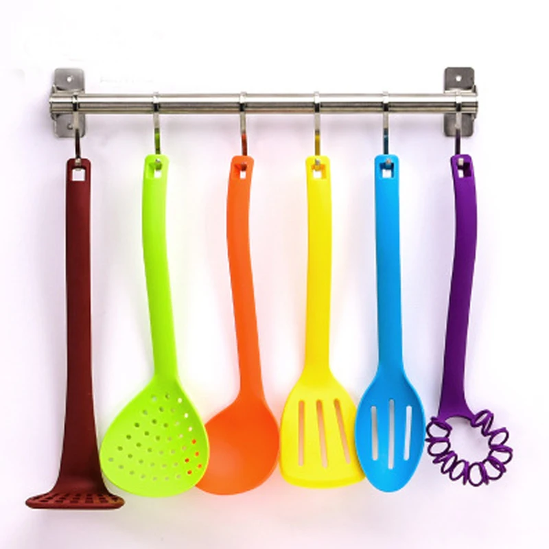 selling colorful durable 6 pieces nylon kitchen utensil set kitchenware product