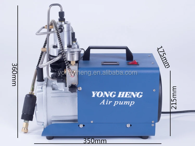  Yongheng Factory 30mpa компрессор для резервуара с ручной