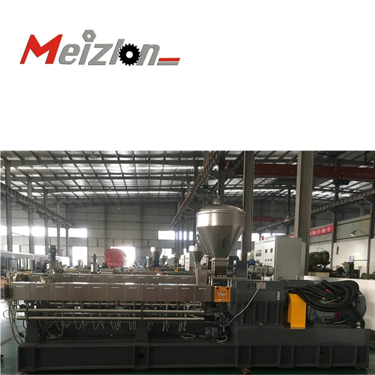 plastic compound extruder plastic granulating pallets making machine/twin screw extruder
