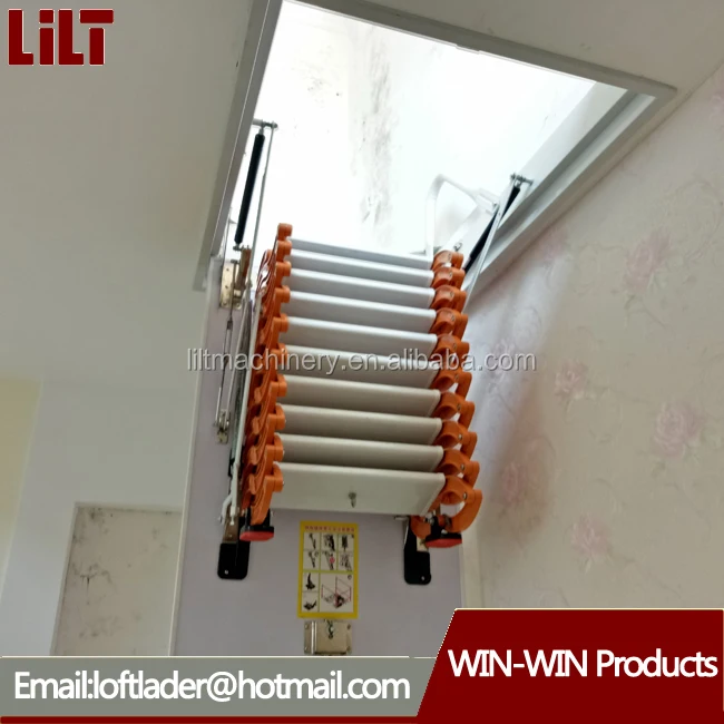 Domestic Ladders Type and Folding Ladders Feature Save Space Attic Stairs
