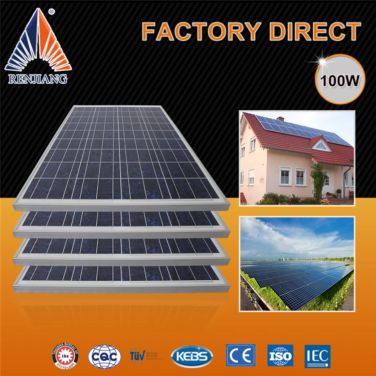 Best Price RJ Factory manufactures in china supply 100 watt folding pingxiang solar panel/solar panel for home usage