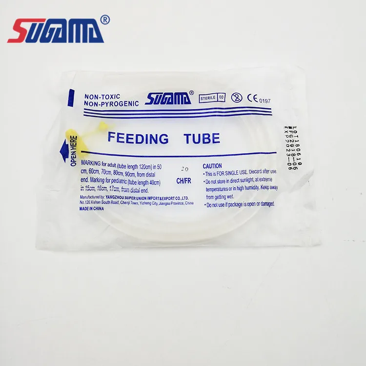 Medical consumable disposable pvc feeding tube