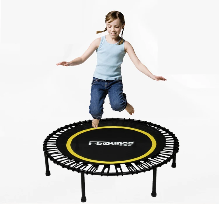 Indoor Round Small Trampoline For Child With Safe Bungee Cord Suspension