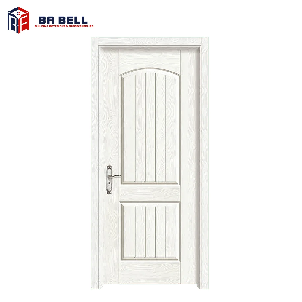 Ecological decorative pant-free MDF interior wooden  embossment Reverse convex door with honeycomb
