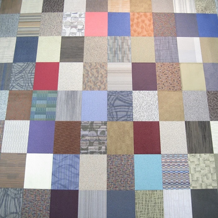 Easycarpeter Hot Sale 50x50 Glass Back Carpet Tile Rugs For Living Room Carpet Fabric Flooring