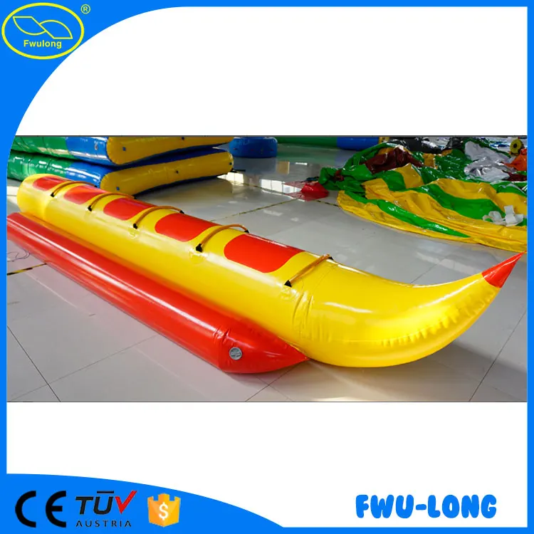 
Hot sale original manufacturer customized PVC low price water cheap inflatable banana boat/inflatable flying banana boat 