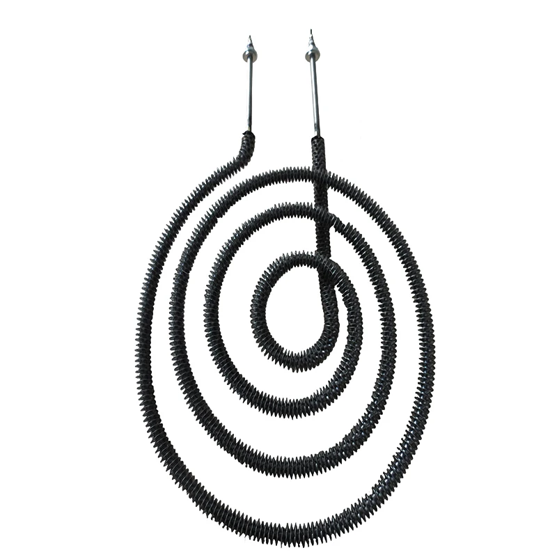 Fin Coil Heating Element Round Shape Finned Heater