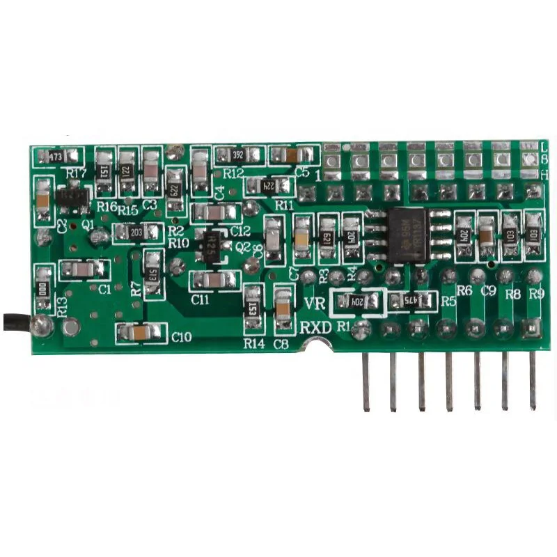 Taidacent Shortwave Regenerative Receiver Regeneration for PCB Four Road 315MHz/433MHz Super Regeneration Receiver Module