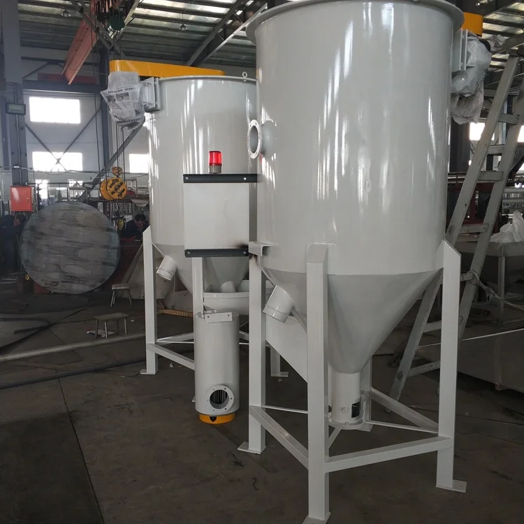 
plastic raw material hopper dryer mixing 