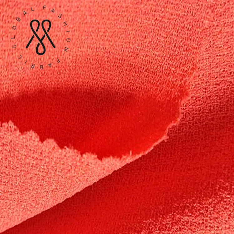 Мягкая Плотная ткань оптовая 100 полиэстер мох креп