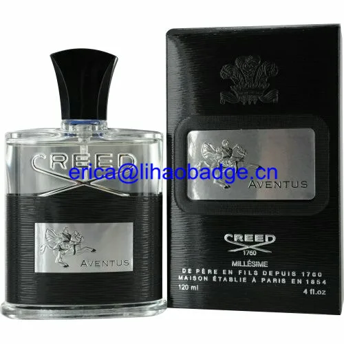 perfume bottle label/aluminum embossed label /metal sticker