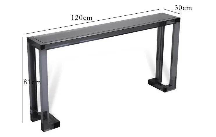 Luxury Acrylic clear Home & Hotel Console Table Hall Table