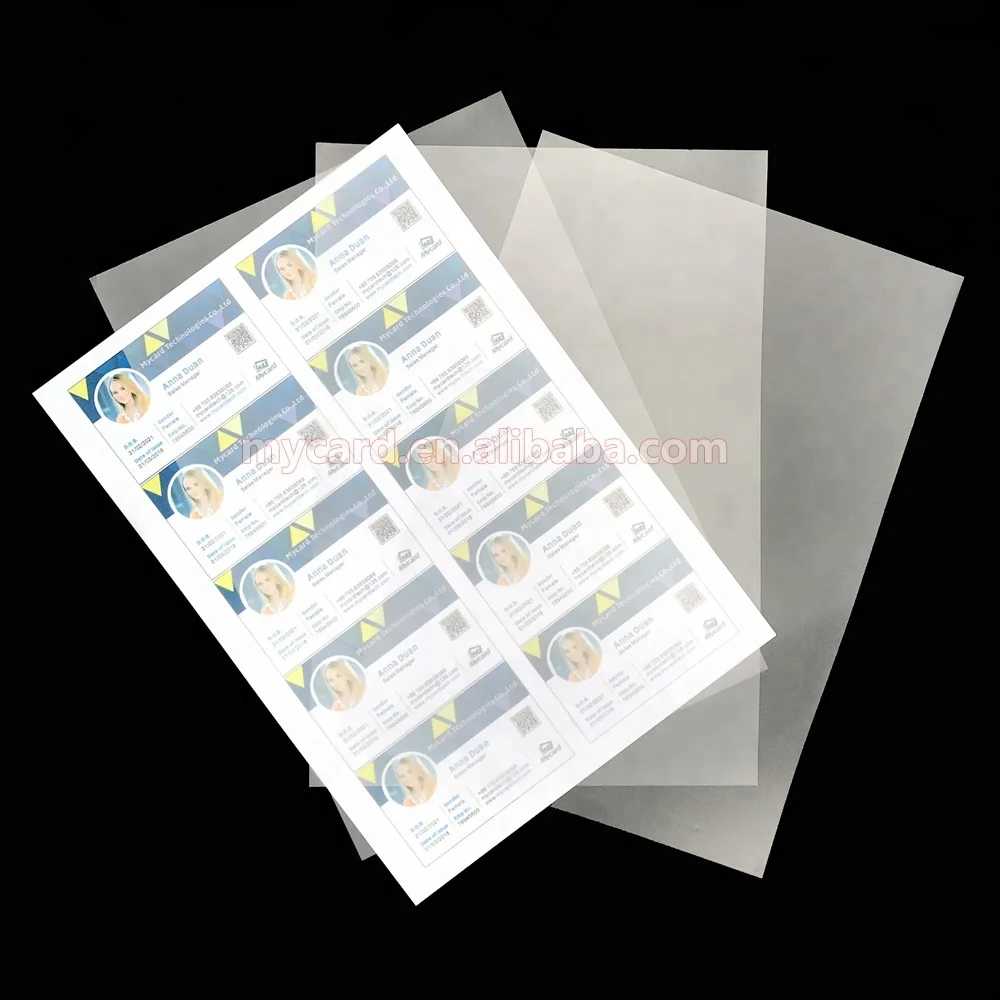 New PVC Card Hologram Lamination Overlay Film