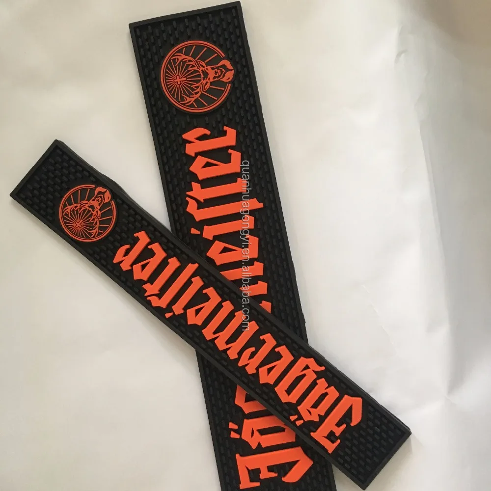
Best Selling Rubber Beer Mat, Logo Print Soft PVC Bar Mat Barmat 