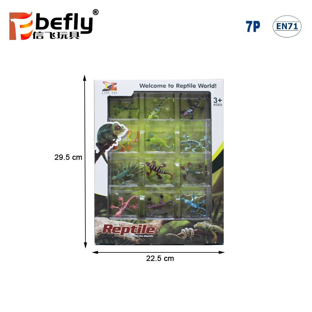 Пластиковая мини-Ящерица в виде животных