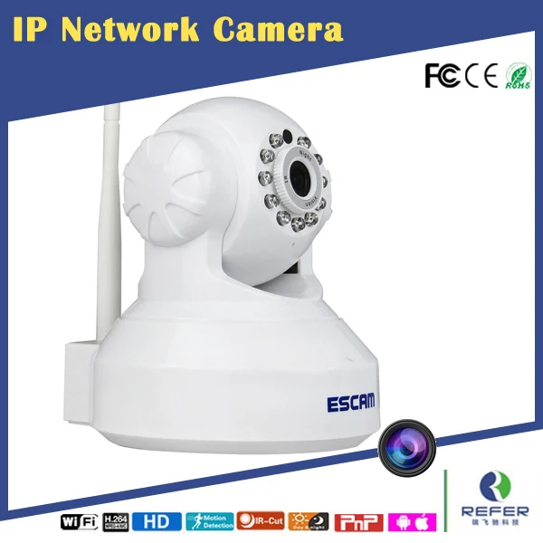 720 P Мегапиксельная P2P БЕСПРОВОДНОЙ ИК-PT беспроводной Сетевой безопасности Камеры Китай