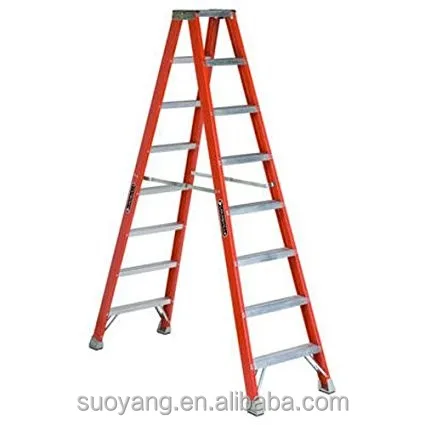 2017 new design Werner Fiberglass Step ladders and Fibreglass Extension Ladders