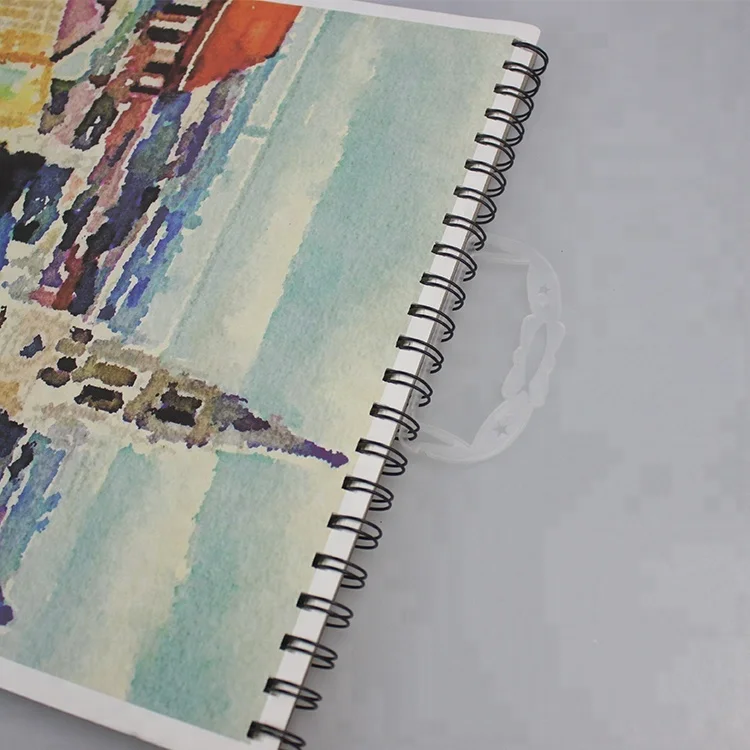 A3 printed sketchbook with hook