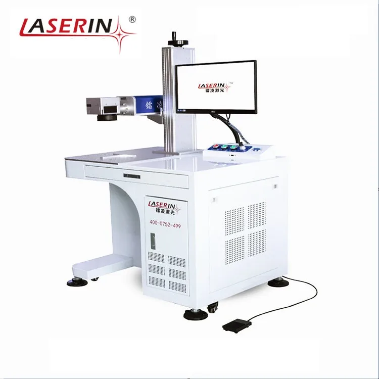 Китайско-заводская цена 20 Вт волокна лазерная маркировочная машина для черной маркировки на металл