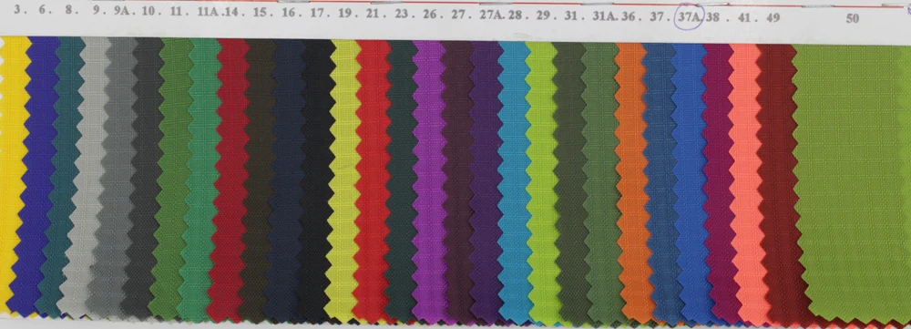 200d 210d double thread ripstop nylon oxford fabric with PU coated for bag
