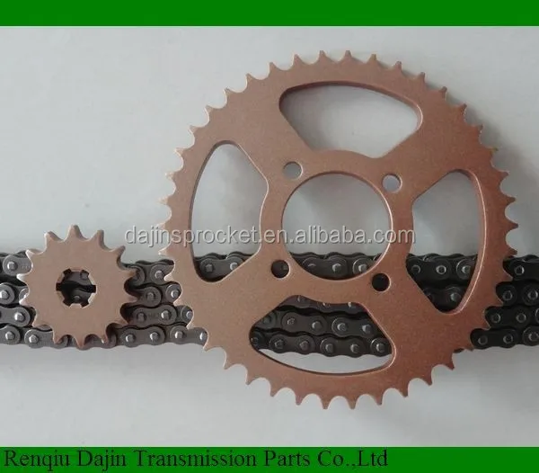 1045 steel motorcycle parts of motorcycle chain and sprocket kits front and rear sprocket