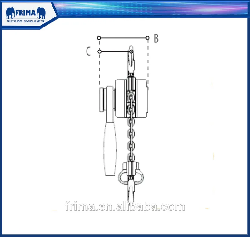 0.25 Ton Aluminium lever hoists