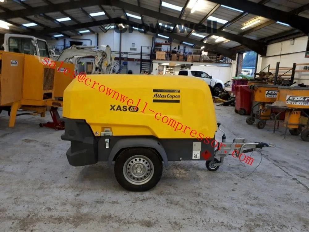  Переносные дизельные воздушные компрессоры Atlas Copco XAS38Kd XAHS38Kd XAS48Kd XAS48KdG XAS58Kd XAS68Kd XATS68Kd XAS68KdG XAS78Kd
