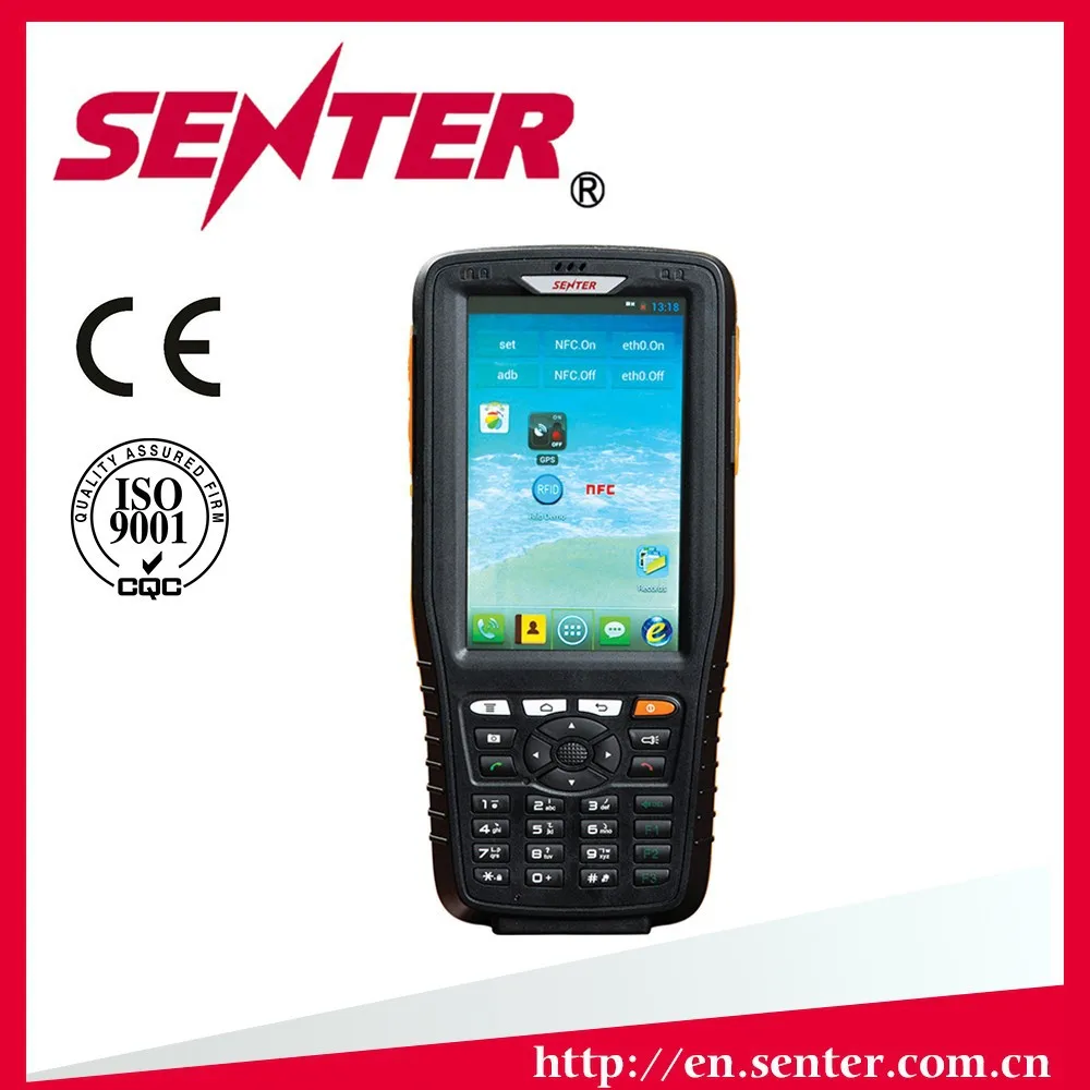 St308 с сенсорным экраном сканер штрих-кода Android PDA с RFID / 1 2D сканер штрих-кода / WIFI / GPS / GSM / GPRS / Bluetooth