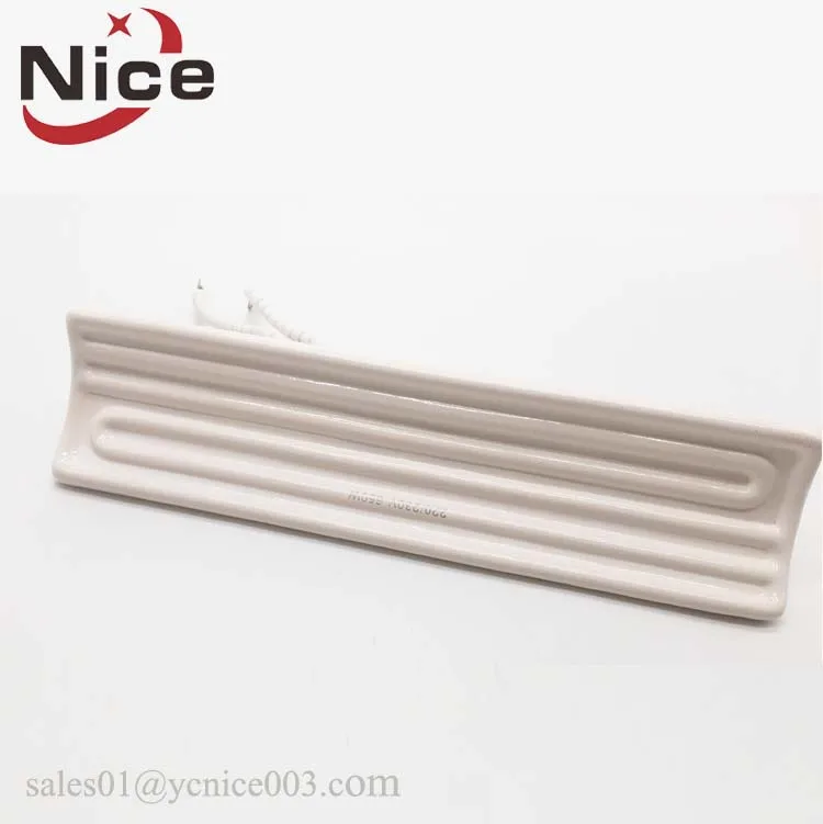Infrared ceramic heaters for vacuum forming machines