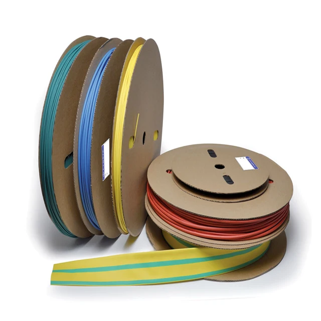 Electrical Heat Shrink Tubing 2:1 Ratio Low Voltage PE Material 1-150MM Diameter Multi Color Pack of 100 Meters Per Roll