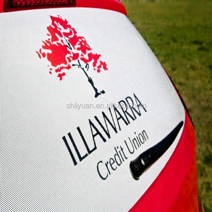 custom digital printing one way vision vinyl sticker advertising car sticker