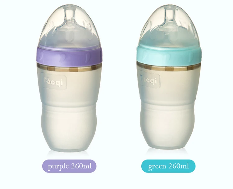 
Factory Guarantee Best Selling 5oz Milk Silicone Baby Bottle 