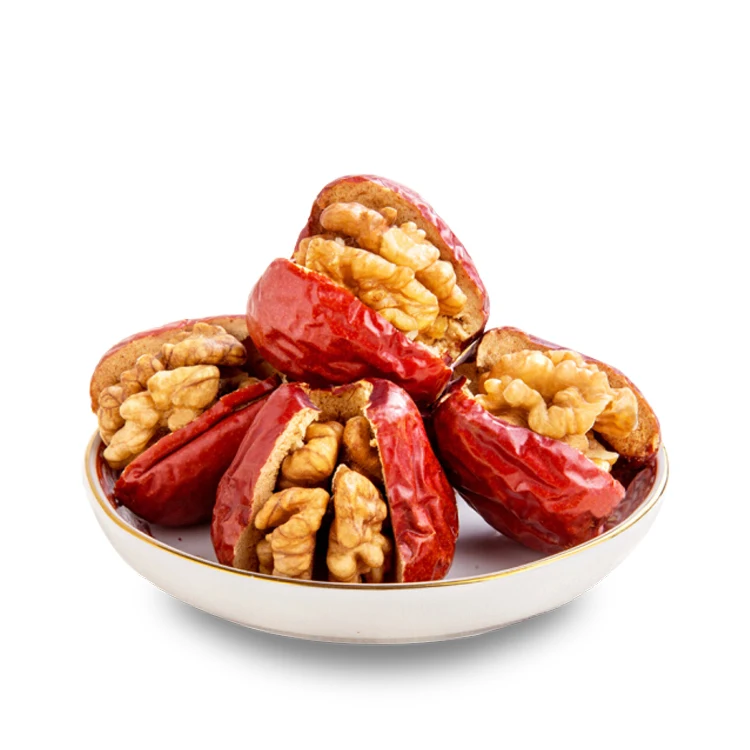 
China Red Date With Walnut Raw Meat Nuts Exporters 