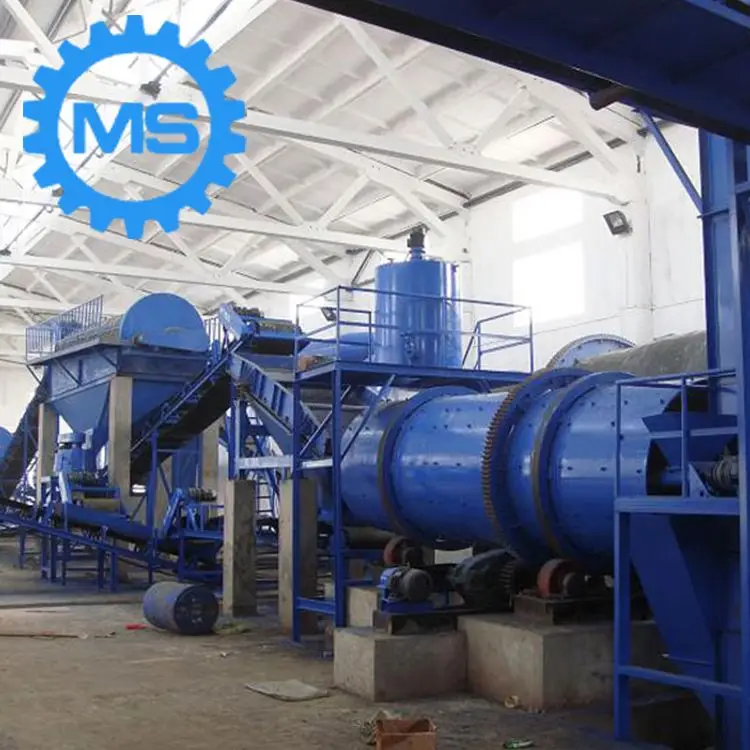 High Quality Fermented Chicken Manure Organic Fertilizer Manufacturing Line/ Small Fertilizer Plant