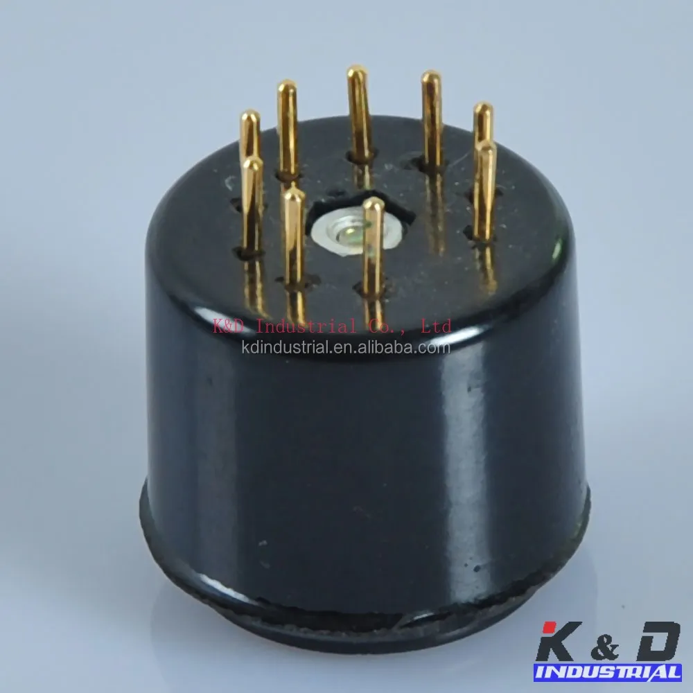 Amplifier Gold Vintage Tube Base For 9Pin Tube 12AX7 12AU7 6922 6DJ8 ECC82 ECC8