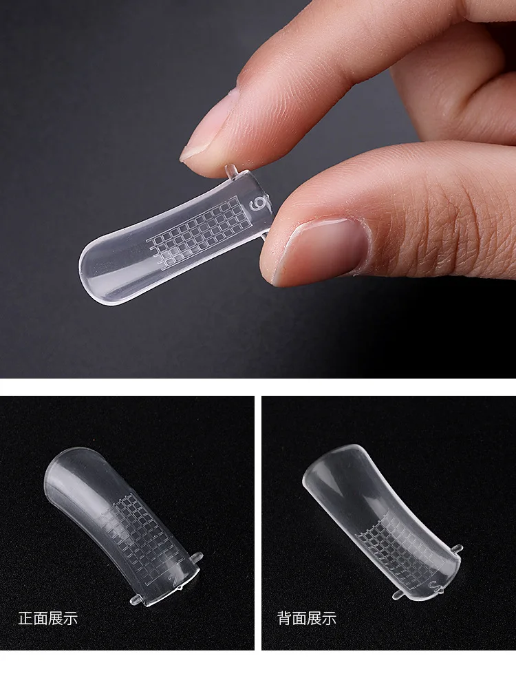 Прозрачные накладные акриловые ногти накладные ногти