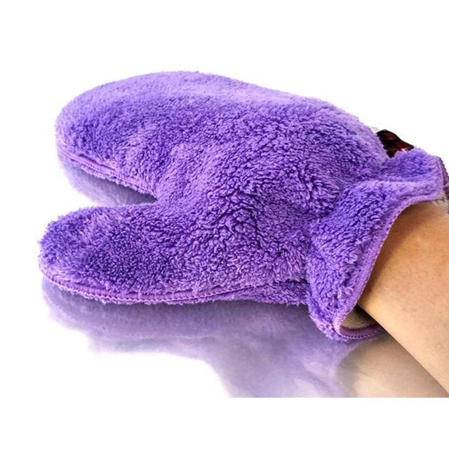Microfiber Dust Cleaning Glove Mitt, Cleaning Sponge Glove