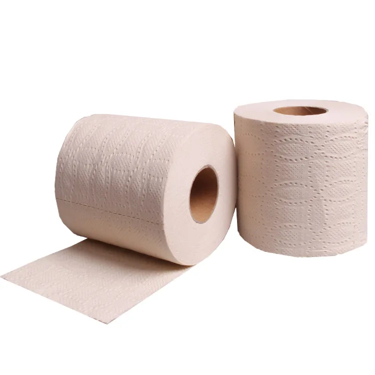 Pulp Bathroom Tissue Toilet Paper Roll Virgin Bamboo Tree-free 3 Ply Bath