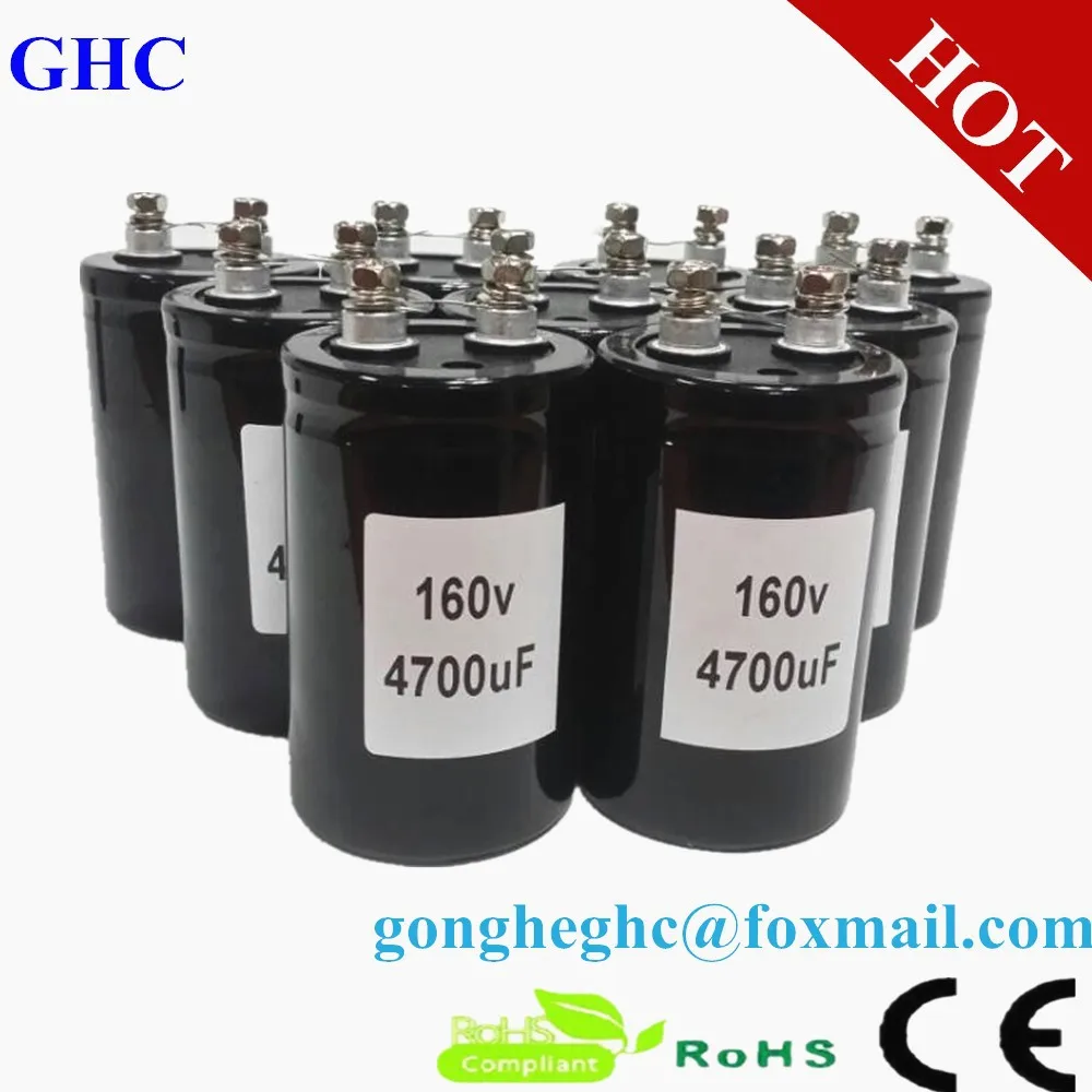 High voltage Capacitance 160v 4700uf Electrolytic Capacitor
