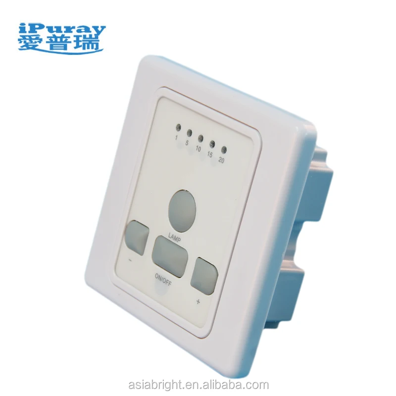 smart home appliance Keypad Ventilation Fan Speed and LightIng Control  switch with Timer HVAC controller