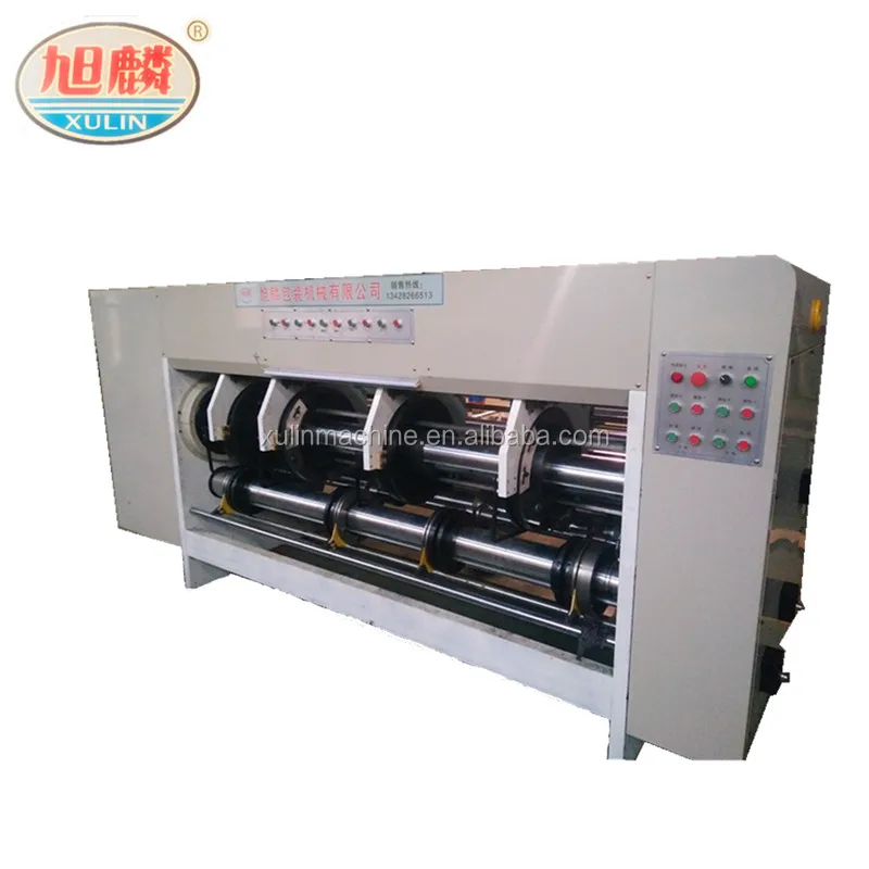 eccentric slotter machine corrugated carton box making machine ,corrugated cardboard slotter