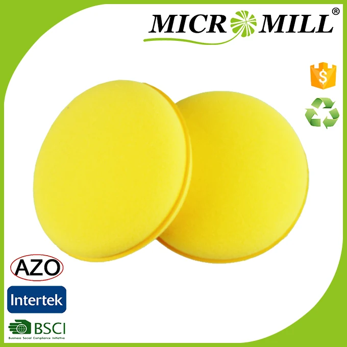 Автомобильный воск губки из микрофибры, индивидуальные полироли губки