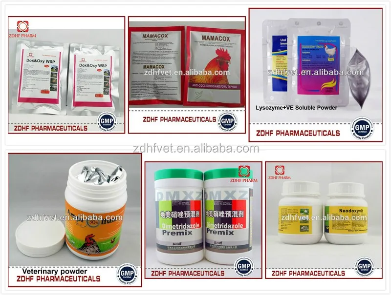 
poultry parasite medicine Fenbendazole 22% Powder for chicken horse worms 