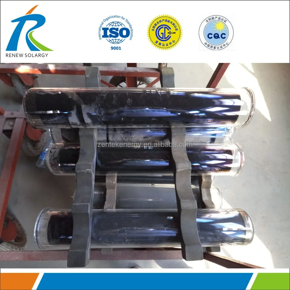 Three target large diameter solar vacuum tube for solar cooker